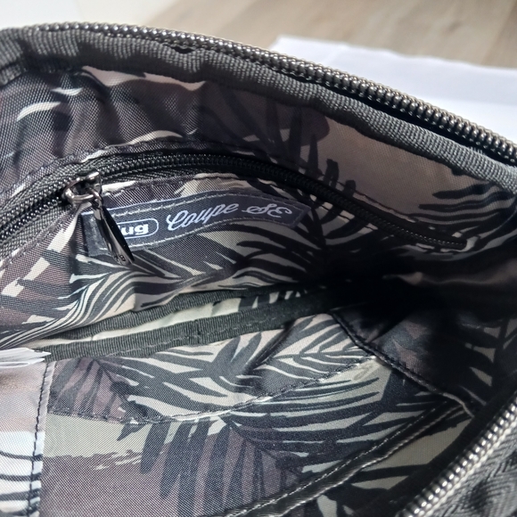 LUG Coupe SE Crossbody Convertable Belt Pack Chic Minimalist Metalic Black - Picture 11 of 15